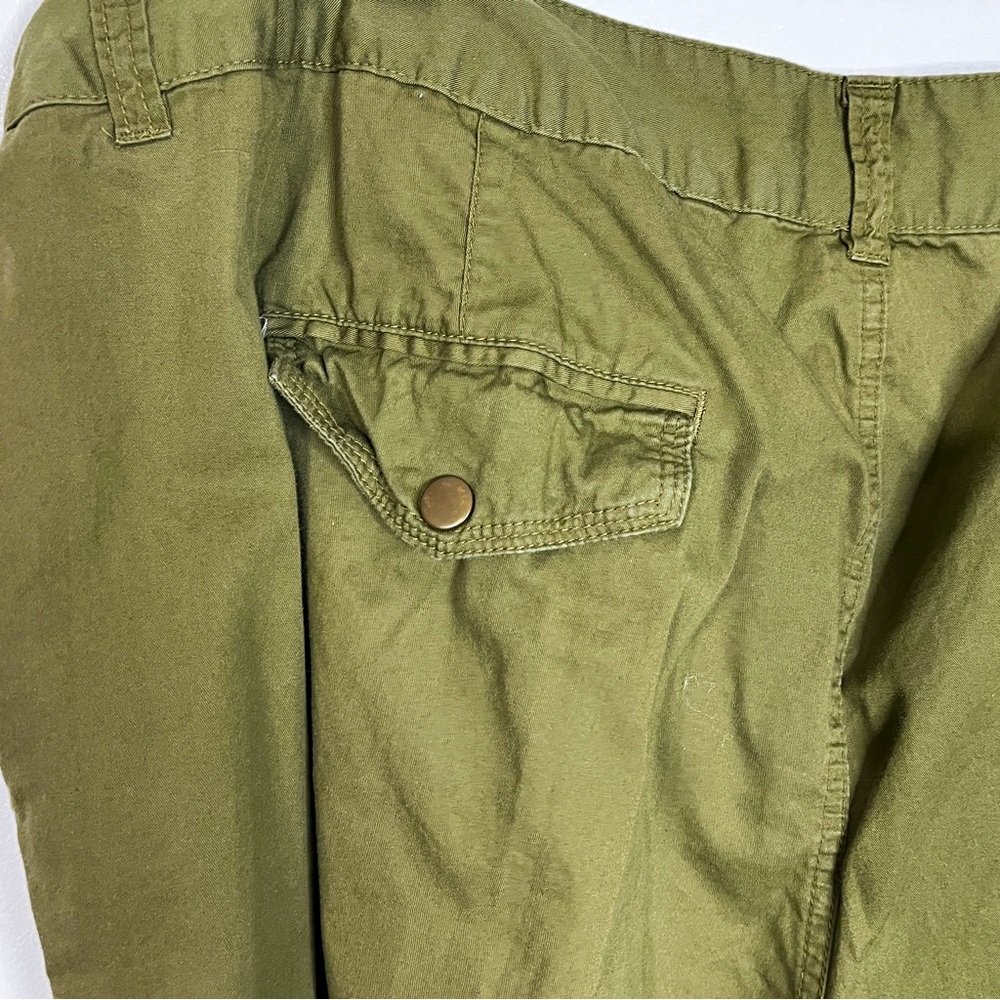 Ashley Stewart Green Pants with Drawstring Hem Women 22 - Picture 5 of 6